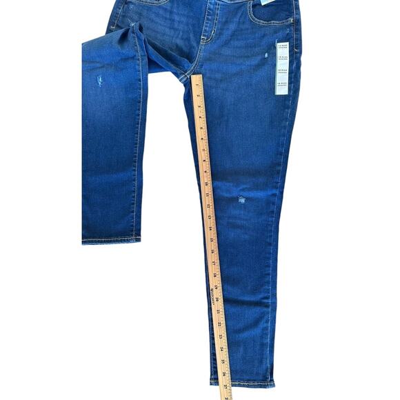 Cat & Jack Youth Girl's Mid-Rise Pull-On Jeggings Size 18 Plus Dark Vintage Blue - Picture 8 of 8